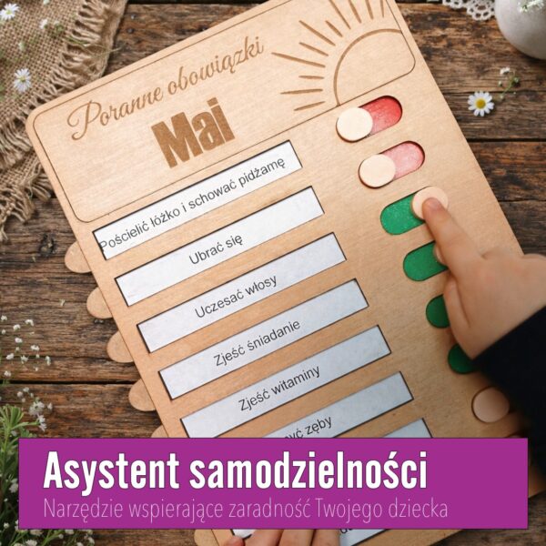 Asystent Samodzielności – Personalizowany PLANER rutyn i obowiązków