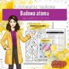 Budowa atomu: Budowa atomu - Kolorowanka naukowa (chemia, kl 7)