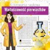 Wiązania i wzory: Wartościowość pierwiastków - Kolorowanka naukowa (chemia, kl 7)