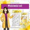 Chemia nieorganiczna: Właściwości i zastosowania soli - Wykreślanka (chemia, kl 8).