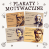 Gazetka do sali lekcyjnej – 4 plakaty motywacyjne dla nauczycieli przedmiotów przyrodniczych
