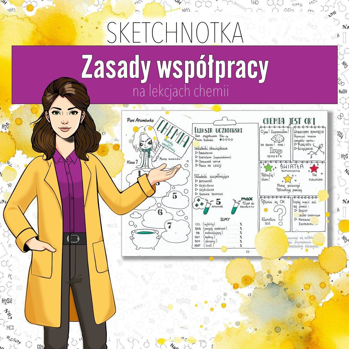 Zasady współpracy na lekcjach chemii – PSO/PZO (chemia, kl 7/8).