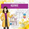 Podstawy chemii: Gęstość substancji – Sketchnotka | Chemia klasa 7