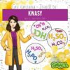 Kwasy, chemia klasa 8 – Gra dydaktyczna do druku | Wzory i nazwy kwasów | Znajdź to! SMALL