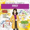 Kwasy, chemia klasa 8 – Gra dydaktyczna do druku | Wzory i nazwy kwasów | Znajdź to!