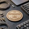 Prezent dla nauczyciela informatyki – magnes „Uczę informatyki” (Dzień Nauczyciela, 14.10)
