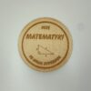 Drewniany magnes - prezent dla nauczyciela matematyki