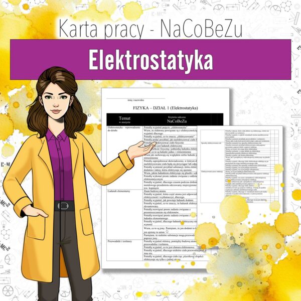 Kryteria sukcesu - fizyka klasa 8, dział 1 | NaCoBeZu do działu Elektrostatyka