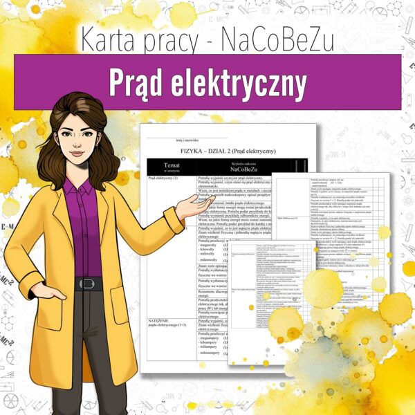 Kryteria sukcesu - fizyka klasa 8, dział 2 | NaCoBeZu do działu Prąd elektryczny